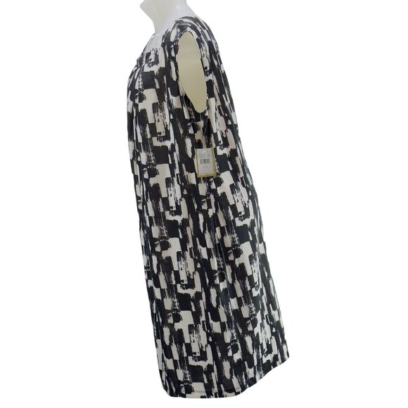 JONATHAN MARTIN Women's Black & White Abstract Polyester Stretch Plus Size 20 - Picture 4 of 11